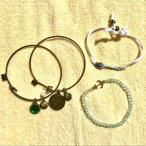 Set of 4 Little Mermaid bracelets